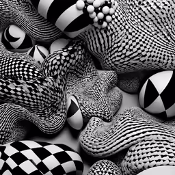 the abstract art movement in black and white
