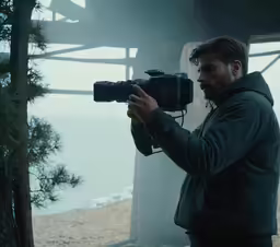a man taking a picture with his camera