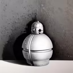 an odd looking object in a dark room