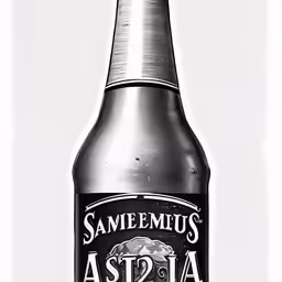 a bottle of same minus astra is shown