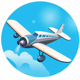 an airplane flying in the sky with clouds and blue sky