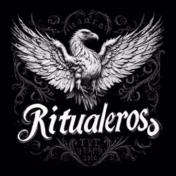 a logo for ritualros, a restaurant in paris