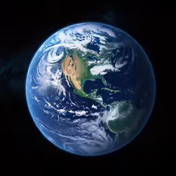 a picture of the earth taken from space