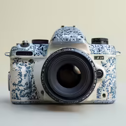 an image of a camera with an interesting pattern