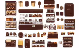 many different kinds of objects in a group