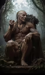 an image of a man dressed as a god