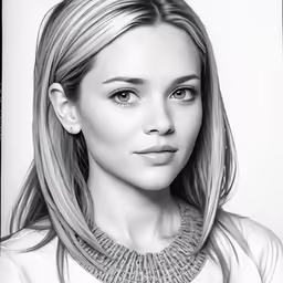 an art photo of a young blonde woman with big hoop earrings