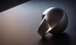 an unusual looking object sits on top of a desk