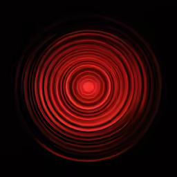some black and red circles on top of each other