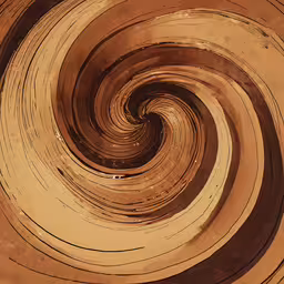 a close up view of a brown and black wallpaper,an abstract brown swirl background with lines