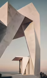 an image of a structure that is in the middle of a field