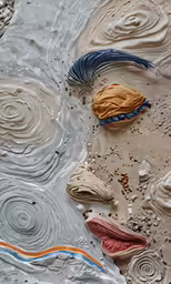 the ocean is dirty and needs a water hose