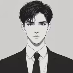 a person wearing a suit and tie
