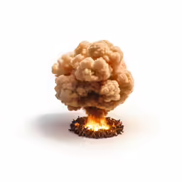a small bomb is being made from some sort of material