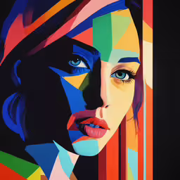 painting of a woman
