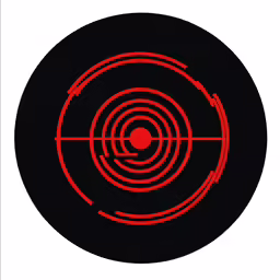 an arrow with the target pointing towards it