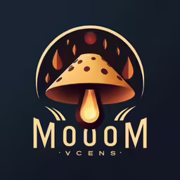 the logo for a volcano volcano in space