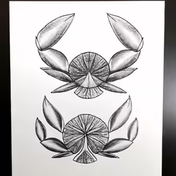 an illustration of a leaf and a flower