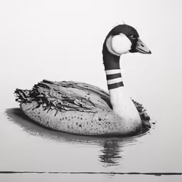 a duck that is floating in the water