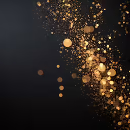 an assortment of glitter on black