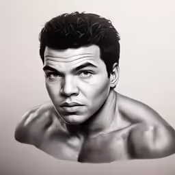 a black and white photo of a man