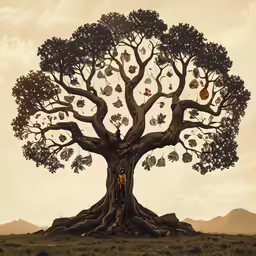 the tree of life is under all that work