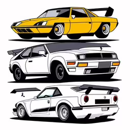 a group of three classic muscle cars from the late to the early,a set of three classic muscle cars