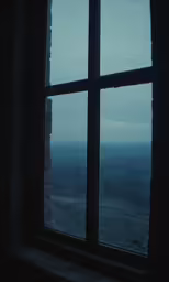a window is open and there are clouds coming in