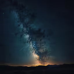 a photo of a sky full of stars
