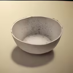 the white bowl on the counter has not been taken out