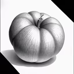 a 3d rendering of a apple on a white background