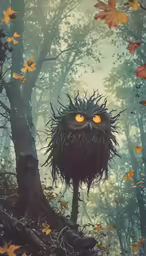 this image is of a strange looking monster