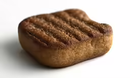 a small piece of bread is made from brown bread