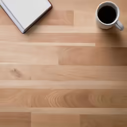 a notebook and pen sitting on top of a wooden table