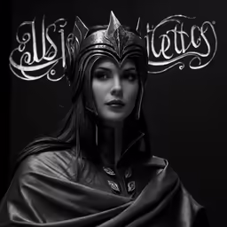 a woman in leather dress and a mask