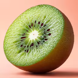 this is a kiwi fruit cut in half