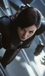 an image of a woman in catwoman suit