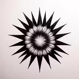 a white and black photo of an abstract design