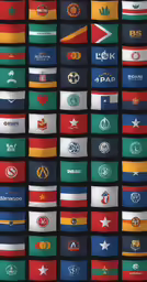 an image of many different flags all together