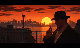 a man wearing a hat looking down at his cell phone