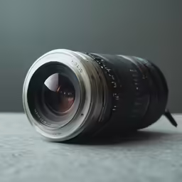 a canon lens with a telephote lens cap on the top