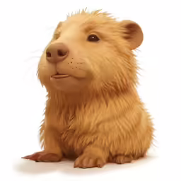 an illustrated animal of a large dog
