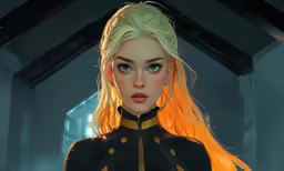 the character in life is a blonde - haired girl