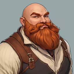 a cartoon image of an old man with a beard and mustache