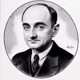 a man in a suit and tie is looking into the distance