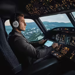 an image of the pilots cabin