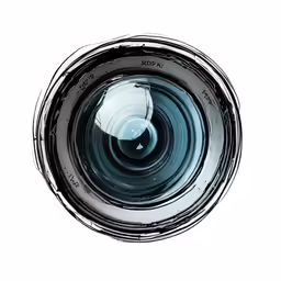 a drawing of a camera lens is shown