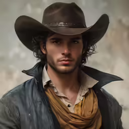 a man wearing a hat and a coat