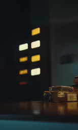 a bunch of old fashioned cameras on the desk