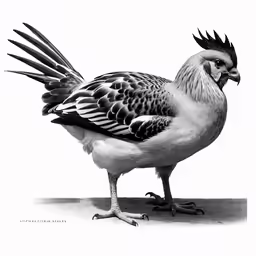a very pretty bird standing with its wings spread out